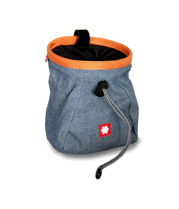 Ocún pytel na magnezium Lucky + Belt, modrá/oranžová